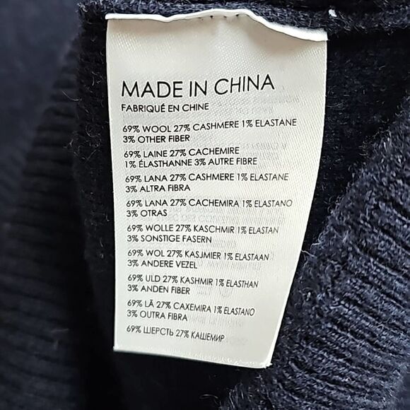 Club Monaco Double Knit Zip Turtleneck - Picture 4 of 4